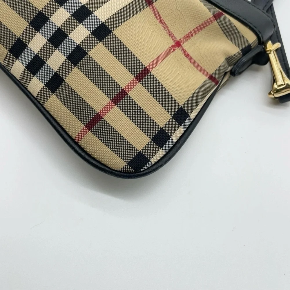 Auth BURBERRY Nova Check
Shadow Horse Nylon Leather Beige
Shoulder Bag - Picture 10 of 15